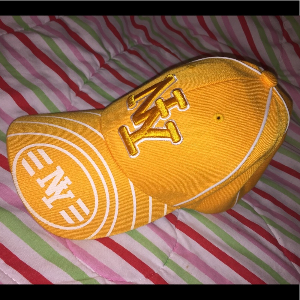 Yellow New York hat